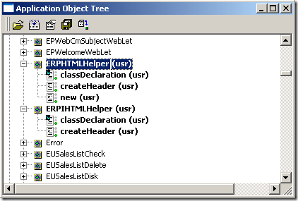 Generated COM Wrapper classes in Axapta
