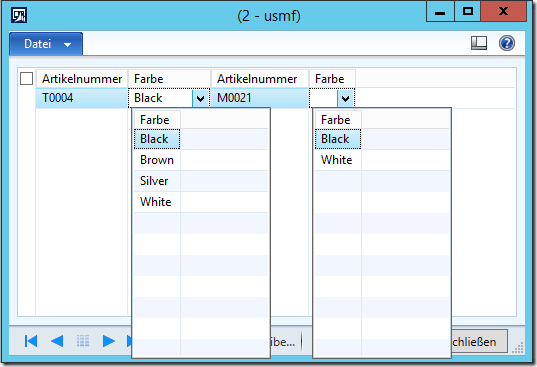Multiple Color Lookups on a form