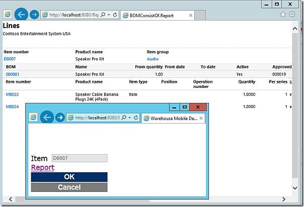 SSRS Report as HTML in Mobile Device Portal
