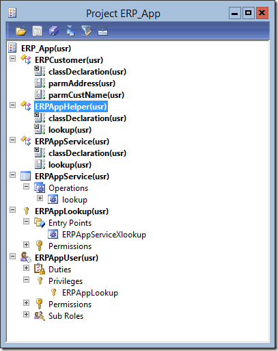 Dynamics Ax App Service