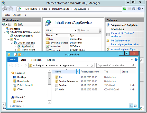 Host JSON App Service