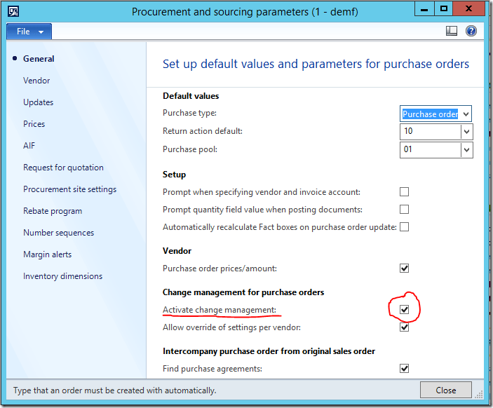 Activate change management