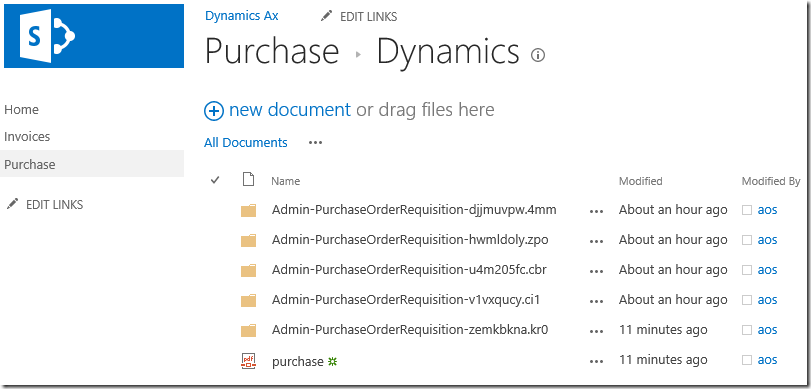 Purchase order confirmation