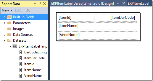 Small Item Label Design Small Item Label Design