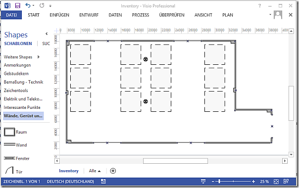 Warehouse floor plan